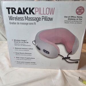 Wireless Massage Pillow - Pink and Gray